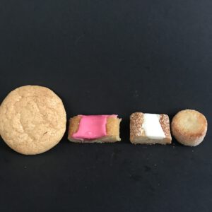 Spijs- en bitterkoekjes per 100 gram