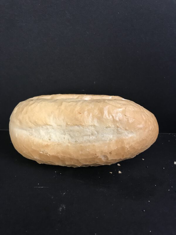 Harde witte pistolet (wit krokant kleinbrood)