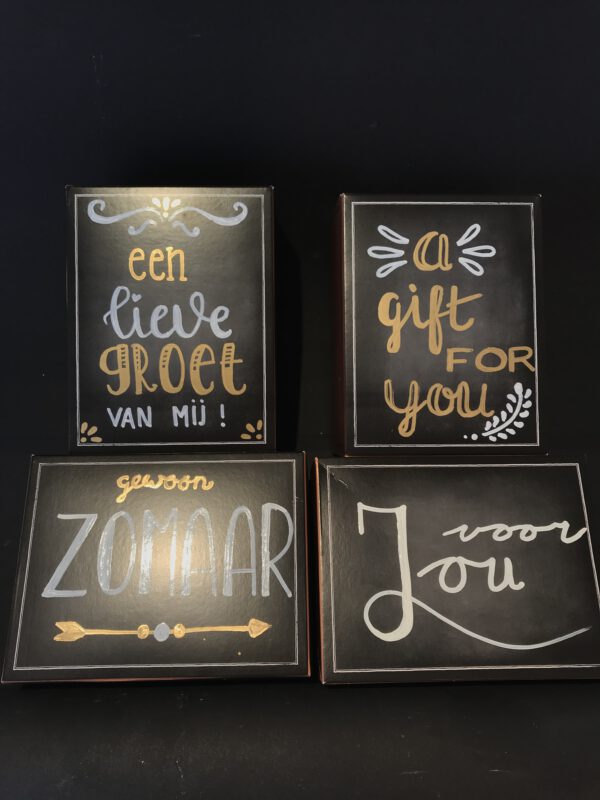 Verrassingsdoosje gevuld met bonbons