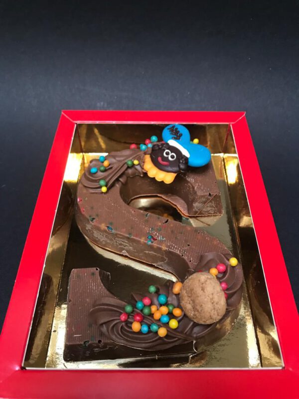 Chocoladeletter middel