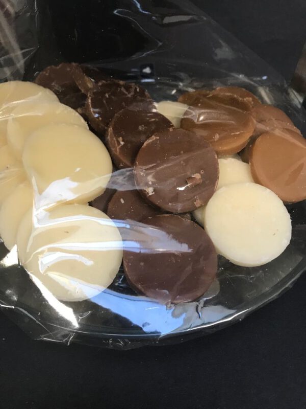 Borstplaat per 100 gr.