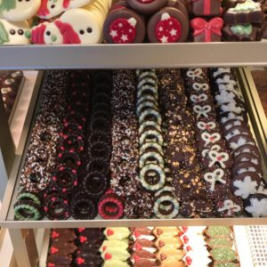 Kerst chocolade per 100 gram