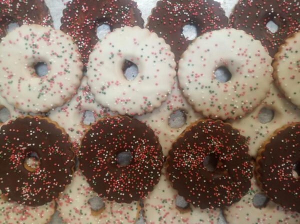 Kerstkoeken groot chocolade