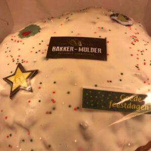 Luxe kerst krentenwegge