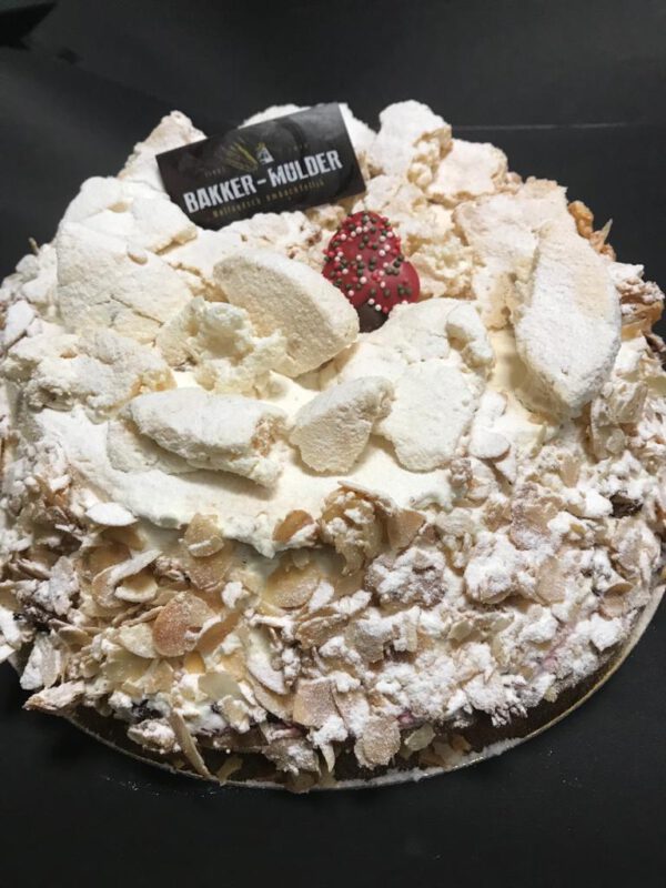 Ski taart kerst editie