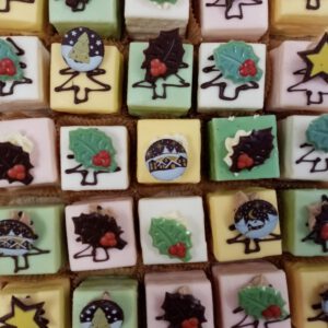 Kerst petit fours