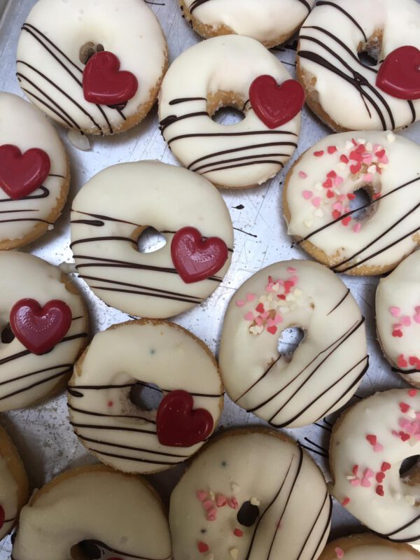 Donut Valentijns editie