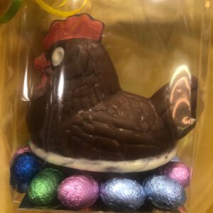 Chocolade kip met eitjes