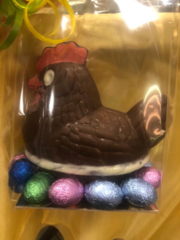 Chocolade kip met eitjes