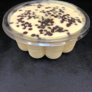 Advocaat pudding met chocolade