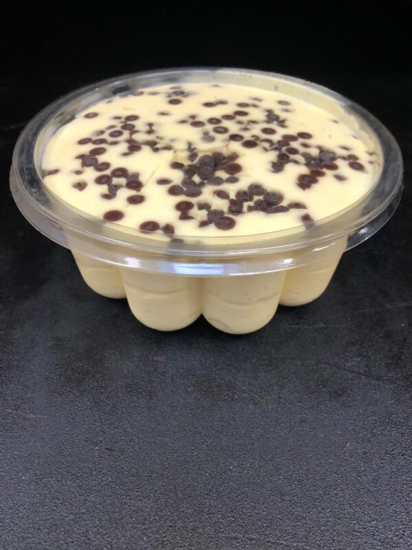 Advocaat pudding met chocolade