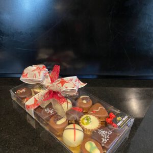 Doosje gevuld met kerst bonbons