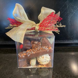 Doosje gevuld met kerstbonbons