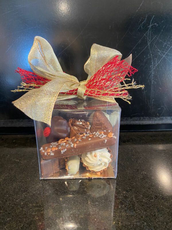 Doosje gevuld met kerstbonbons