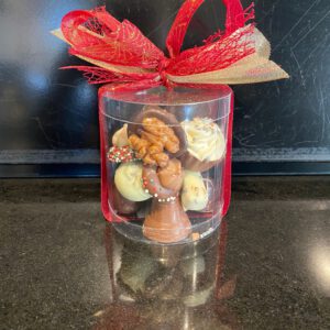 Doosje gevuld met kerst bonbons